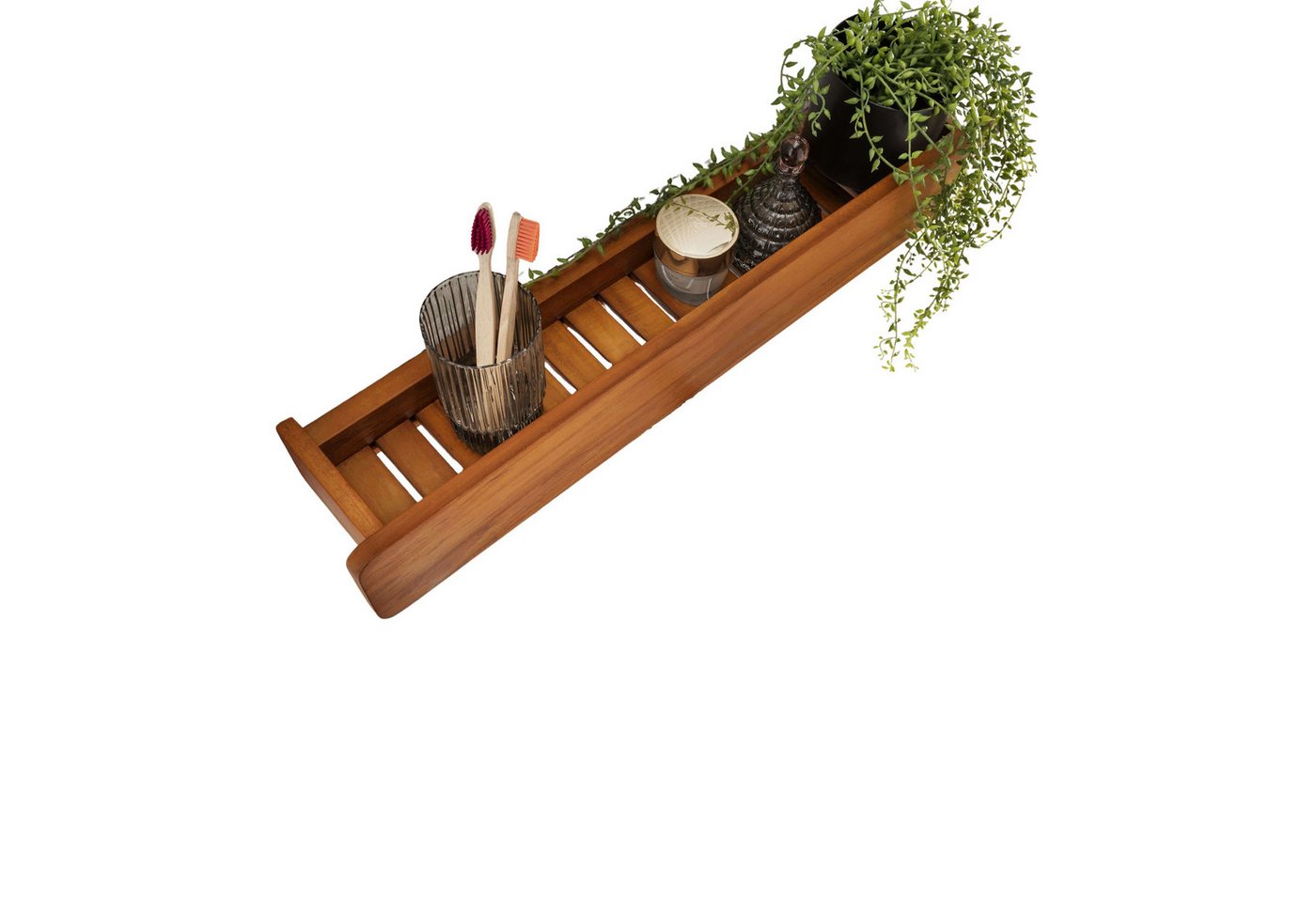 Destiny Wandboard SPA & LIVING, Ausführung nach Wahl, 64 x 13 x 10 cm, Teak von Destiny