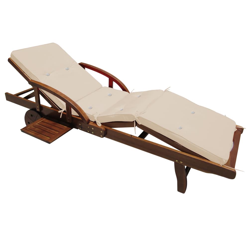 Auflage Sunlounger Creme 195x55x5cm von Detex®