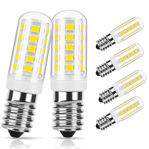 DiCUNO E14 LED dimmbar 2.5W, E14 LED Lampe ersatzt für 30W Halogenbirne, Kaltweiß 6000K dimmbare LED Glühbirne, 300LM, Ideal für Kronleuchter, Tischlampe, Stehlampe, 230V, 6er Set von DiCUNO