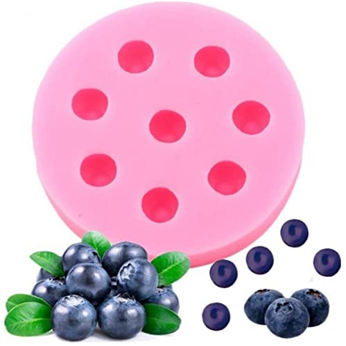 Fruit Blaubeere Silikonform Fondant Schokolade Gelee Candy Harzform Kuchen Dekorieren Werkzeug Wachs Schmelzen Formen von Dianzan