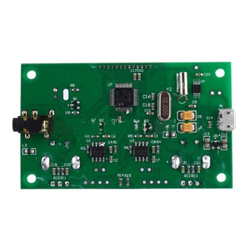 Diarypiece Digitales Funkempfängermodul Zur Frequenzanpassung Von Elektronikkomponenten FM Empfangsmodul 50 Hz-18 kHz Steuerfunkempfängermodul von Diarypiece