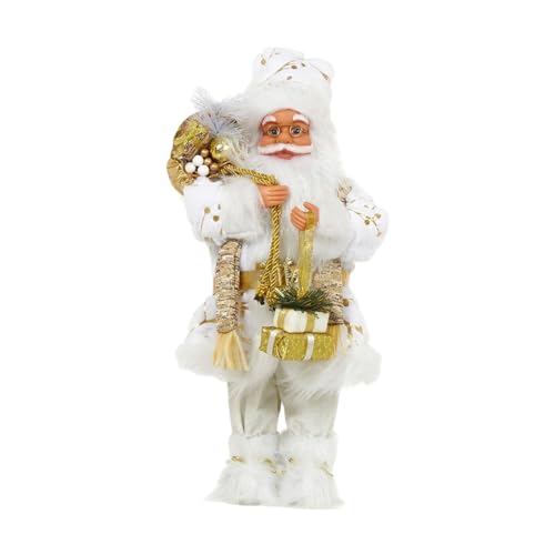 Dickly Weihnachtsmann-Figur, Weihnachtsmann-Figur, Puppe, Weihnachtsmann-Ornamente für Zuhause, 30cm von Dickly