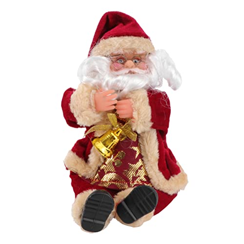 Didiseaon Santa Claus Toy Schneemann-dekor Sitzen Santa Claus Puppe Tischverzierung. Dekor Für Zu Hause Sitzender Weihnachtsmann Weihnachtspuppe Die Täglichen Erfordernisse Schreibtisch von Didiseaon