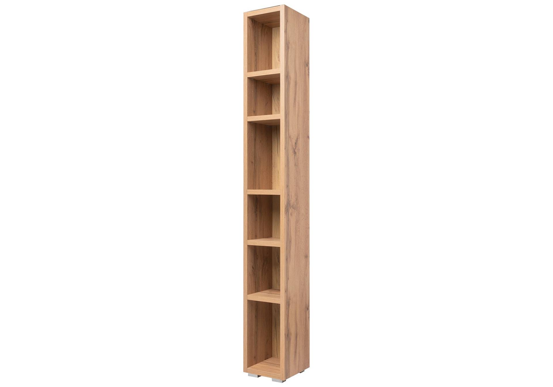 Bücherregal Standregal Honig Eiche 25 x 191 cm - IMAGE von Die Möbelfundgrube