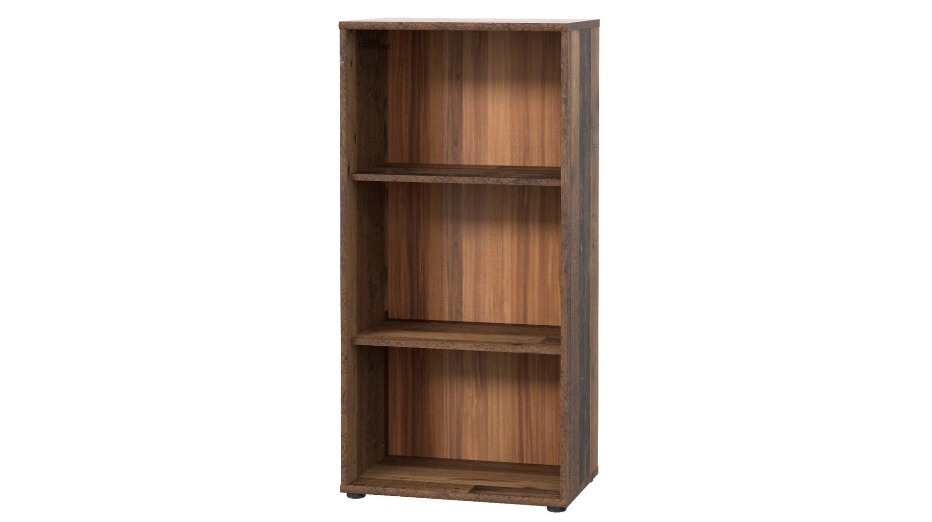 Bücherregal Standregal Old Wood 111 x 35 cm - TEMPRA von Die Möbelfundgrube