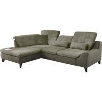 Die PlanBar Ecksofa "MP-IN11010 L-Form", mit Kopfteilverstellung, optional Bettfunktion und Schubkasten von Die Planbar