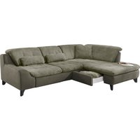 Die PlanBar Ecksofa "MP-IN11010 L-Form", mit Kopfteilverstellung, optional Bettfunktion und Schubkasten von Die Planbar