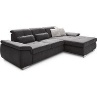 Die PlanBar Ecksofa "MP-IN16037 L-Form", (1 St.), mit Sitztiefenverstellung & Zierkissen, optional mit Bettfunktion von Die Planbar