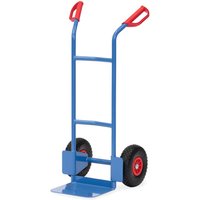 fetra® Stapelkarre, Tragkraft 200 kg, Schaufel BxT 320 x 250 mm, einfach, PU-Bereifung von fetra®