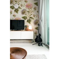 Vintage Blumen Schälen Und Stick Tapete Abnehmbare Wanddekor Wohnkultur Wandkunst Druckbare von DigitalIcons