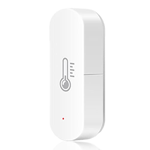 Temperatur Hygrometer Innen WIFI-Feuchtigkeitssensor Wireless Smart Thermometer Innentemperatur Automatischer Alarm Temperatursensor Smart Home für Gewächshaus Keller Haustiere Garage von Dioche