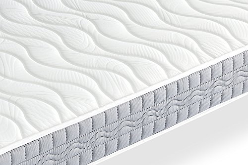 Distrigal Super Zircon Matratze HR Schaum, algodón-poliuretano, weiß, Einzelbett, 190 x 150 x 17 cm von Distrigal