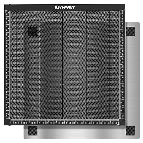 Dofiki 400mm x 400mm Waben Laser Arbeitstisch Stahl Wabentisch, Laser Honeycomb Waben Bett 15.7" x 15.7" Wabenlaserbett für Laserschneider und Laser Gravierer von Dofiki