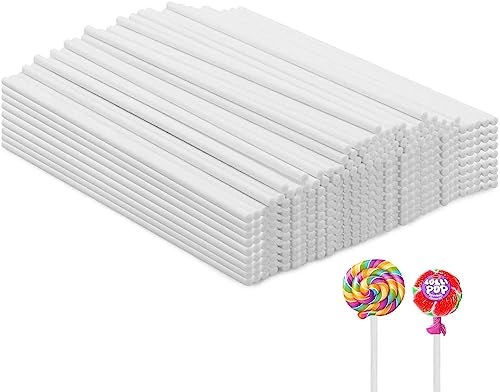 Dolaso 100 Stück Cake Pop Stiele,Cakepop Stiel 100mm*3.5mm,Cake Pops Stiele,Cakepopstiel,Lolli Stiele,Cake Pop Sticks,Lollipop Sticks,Zur Herstellung von Lutschern, Kuchen, Desserts, von Dolaso