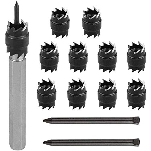 DollaTek 13Pcs 3/8 "Rotary Spot Weld Cutter Remover Bohrer Werkzeugentferner für Power Drill Punktschweißen von DollaTek