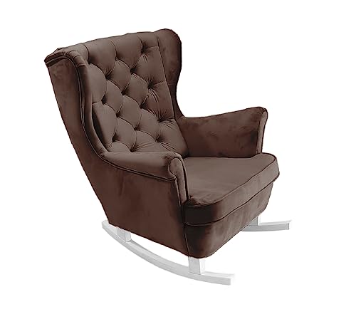 DomiMeble Schaukelstuhl für Wohnzimmer, Schlafzimmer - Schön und Komfortabel Relaxstuhl aus hochwertigem Holz gefertigt 92 x 84 x 104 cm DomiMeble Schaukelstuhl für Wohnzimmer, Schlafzimmer - Schön und Komfortabel Relaxstuhl aus hochwertigem Holz gefertigt 92 x 84 x 104 cm von DomiMeble