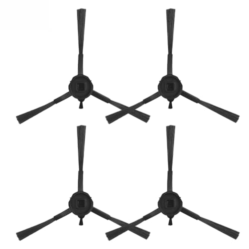 Donkivvy 4 Stück Seitenbürsten, Ersatz-Seitenbürste, kompatibel mit Grundig VCR 4230, VCR 6230, VCR 7230 Roboter-Staubsaugerteilen von Donkivvy