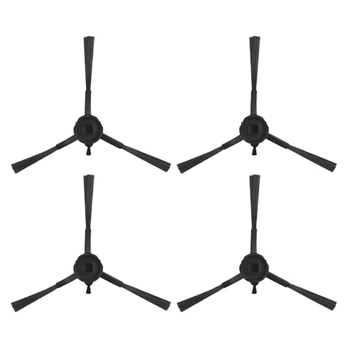 Donkivvy 4 Stück Seitenbürsten, Ersatz-Seitenbürste, kompatibel mit Tefal X-Plorer Serie 75 S+ Roboter-Staubsaugerteilen von Donkivvy