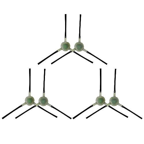 Donkivvy Ersatz-Seitenbürste, kompatibel mit EICOBOT R20 Roboterstaubsaugern – Staubsauger-Seitenbürsten, 6 Stück von Donkivvy