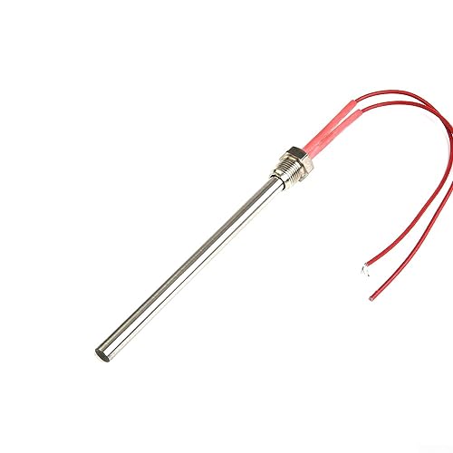 Donkivvy Igniter Hot Rod für Pellet Öfen,Zuendkerze für Pelletofen | Pellets Hot Rod Zündkerze 150x10 mm | 300W |Holzpellets Ofen Zuendstab | Heizwiderstand 220v,Heizrohr Kamin Grill Herd Teil von Donkivvy