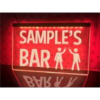 Cheers Bar Zeichen Led Neon Personalisierte Beleuchtete Bier Cocktails Home Dekor Mann Höhle Lichter von Dopeneons