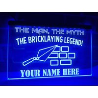 Ziegel Verlegung Legende Led Neon Personalisierte Beleuchtete Geschenk Zeichen Award Schicht Brickie Zertifikat von Dopeneons