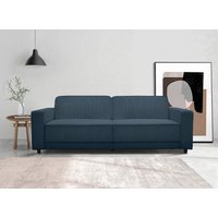 Dorel Home 3-Sitzer "Allie Schlafsofa 225 cm", Bett-Funktion (108/190cm), trendiger Cord o. pflegeleichter Velours von Dorel Home