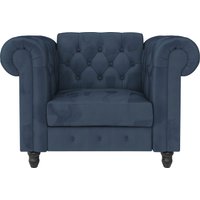 Dorel Home Chesterfield-Sessel "Felix", mit Rückenlehne 3-fach verstellbar, Beine Massivholz, Sitzhöhe 46 cm von Dorel Home