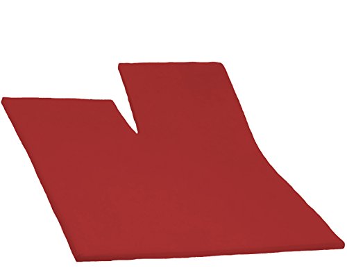 Dormisette Split Topper Spannbettlaken Boxspring Bett 180-200 x 200-220 cm 2104 Rot von Dormisette