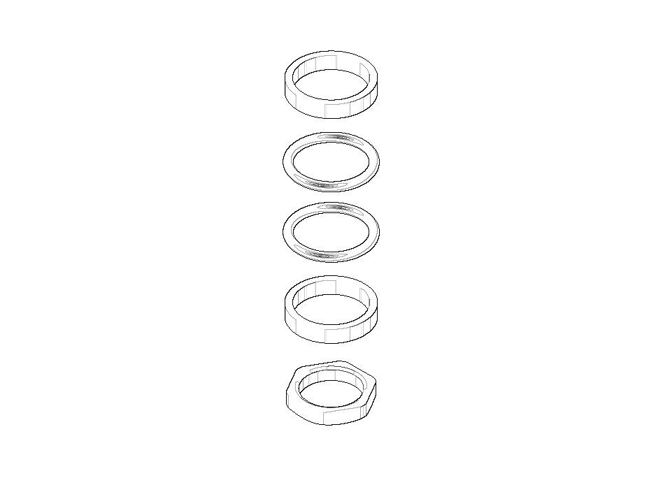 Dornbracht Befestigung Verteiler 1/2" + 3/4" Ersatzteile 90231001200 9023100120090 von Dornbracht