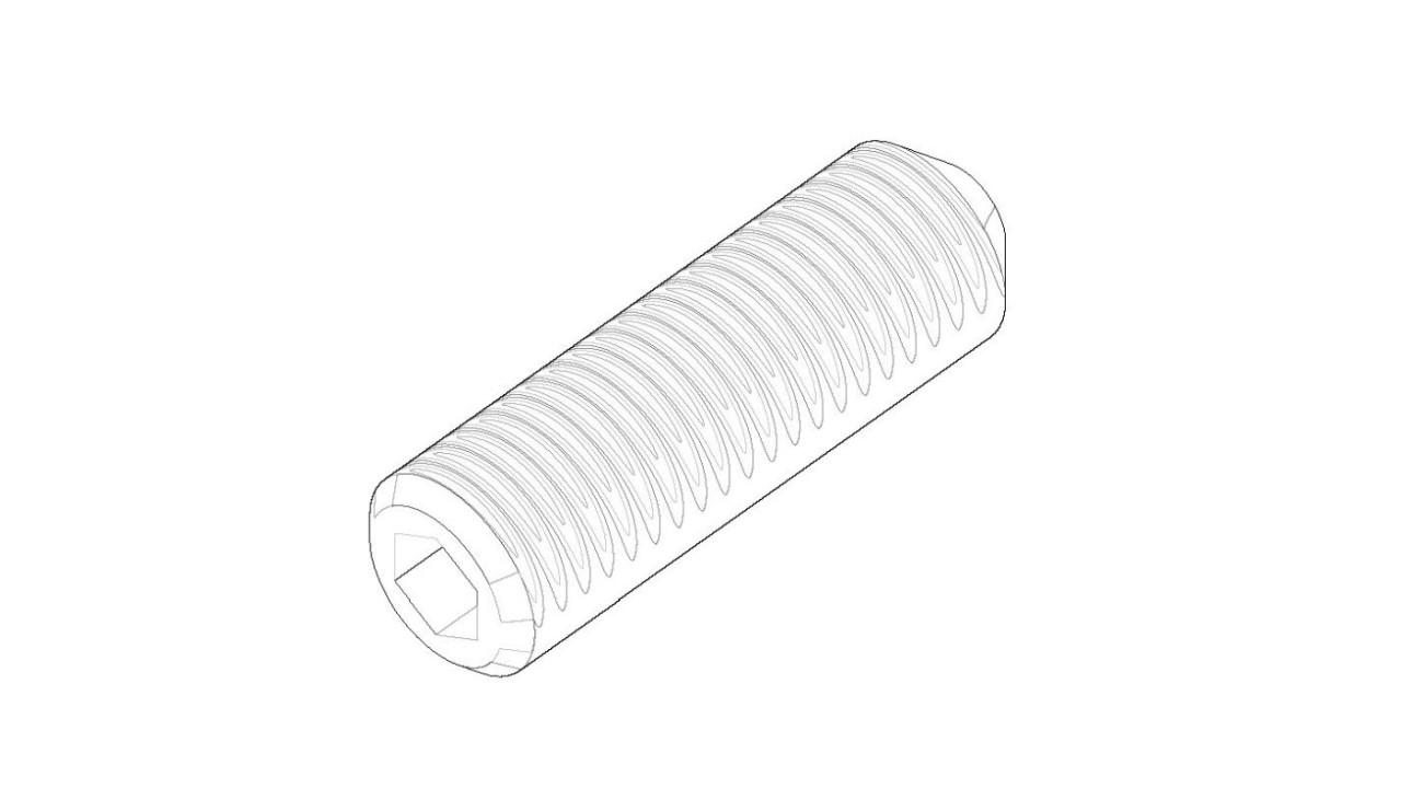 Dornbracht Befestigung Gewindestift Ersatzteile 093111013 M5 x16 mm 09311101390 von Dornbracht