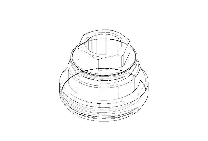 Dornbracht Befestigung Mutter Ersatzteile 092404223 D. 32 x 24 mm 09240422390 von Dornbracht