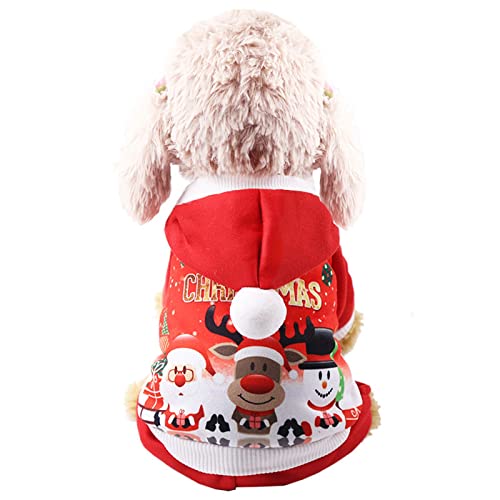 Hundemantel Für Den Winter Vier Beine Weihnachten Schneemann Fleece Hund Katze Haustier Kleidung Kleidung Haustier Kleidung Weihnachten Prinzessin Tweeds Mantel Hund von Doublehero