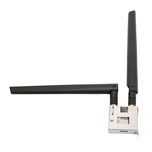 Dpofirs Dual Band Wireless Adapter, Wireless Network Card Adapter M.2 mit Dual Band Antenne, BT4.0 mit 802.11 AC Wireless Protocol, 1200Mbps 2.4Ghz 5Ghz Plug and Play von Dpofirs