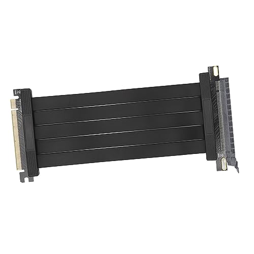 Dpofirs PCIE 4.0 X16, 180 Grad, 26 GB/s, 7,9 Zoll Lang, Vergoldet, GPU-Verlängerungskabel für RTX3090, RTX3080ti, RTX3070 von Dpofirs