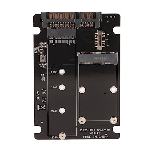 Dpofirs SSD Adapterkarte Dual Interface MSATA M.2 SSD Adapterkarte Unterstützt I, II und III, M.2 SSD Adapterkarte Für, OS X, von Dpofirs