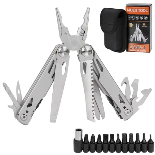 Drado Premium Multifunktionszange, 16 in 1 Multitools mit Schere/Messer/Säge/Schraubendreher, Geschütztes Design Geeignet für Outdoor-Camping-Abenteuerreisen, für Männer geschenke Drado Premium Multifunktionszange, 16 in 1 Multitools mit Schere/Messer/Säge/Schraubendreher, Geschütztes Design Geeignet für Outdoor-Camping-Abenteuerreisen, für Männer geschenke von Drado