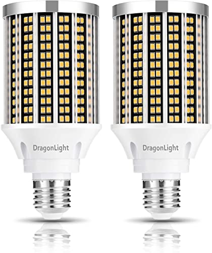DragonLight 30W Superhelle Mais Licht LED Glühbirnen(Ersetzt 250Watt) - 3000K Warmweiß 3600 Lumens E27 Edison LED Lampe für Gewerblichen Bereich Beleuchtung - Garage Werkstatt Büro Hof(2er-Pack) von DragonLight