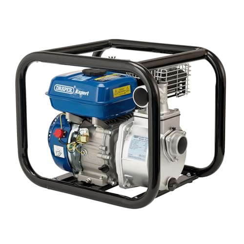 DRAPER pwp52 500 Liter/min 4,8 HP petrol Wasser Pumpe, Blau, 50 mm von Draper