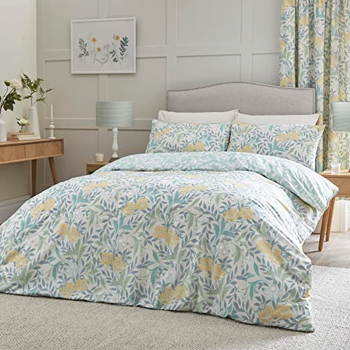 Dreams & Drapes Design – Sandringham – wendbares Bettbezug-Set – Super-King-Size-Bett Größe in Enteneiblau von DREAMS AND DRAPES