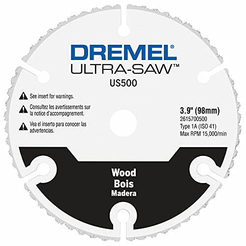 Dremel US500-01 Ultra-Saw 10,2 cm Hartmetall-Holzschneiderad, Weiß von Dremel