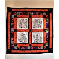 Halloween Quilted Table Topper/Platzset - 100 X 50, 5" Rechteckig von DrenasDesigns