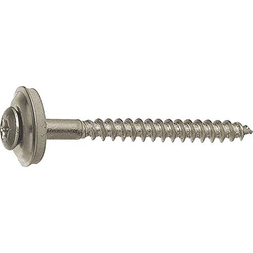 Spenglerschrauben Edelstahl 4.5x55 mm; 100 Stück; mit Dichtscheibe D = 15 mm; A2 Spengler Schrauben; Torx Antrieb TX20 Spenglerschrauben Edelstahl 4.5x55 mm; 100 Stück; mit Dichtscheibe D = 15 mm; A2 Spengler Schrauben; Torx Antrieb TX20 von Dresselhaus