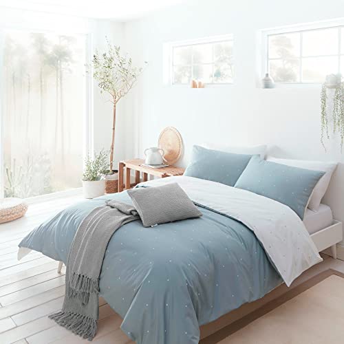 Drift Home - Betty Spot - Bettwäsche-Set - Super-Kingsize-Bett in Blau von Drift Home