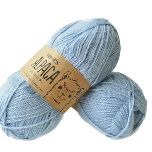 DROPS Alpaca 6205 UNI hellblau von Drops