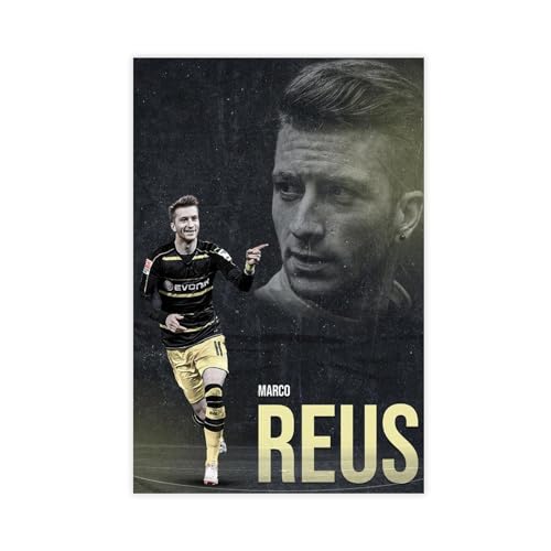 Fußball-Star-Poster, Marco Reus, Poster, 42 Stück, Leinwand-Poster, Schlafzimmer-Dekor, Sportlandschaft, Büro, Raumdekoration, Geschenk, ungerahmt: 20 x 30 cm von DsTrade