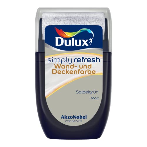 Dulux Simply Refresh Wand- und Deckenfarbe Salbeigrün Tester 30 ml von Dulux