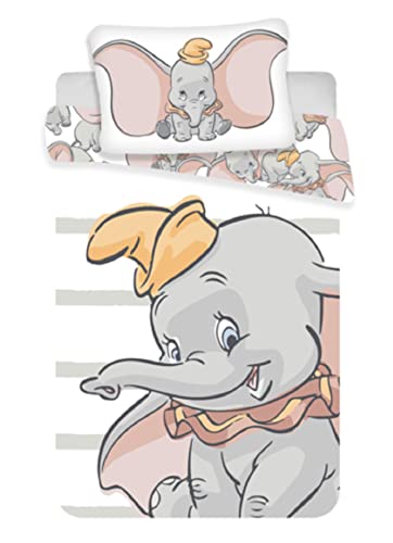 Dumbo Disney Baby-Bettwäsche, Bettbezug aus Baumwolle von Dumbo