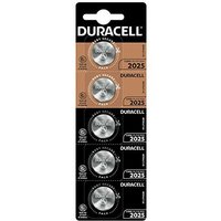 Batterie Lithium, Knopfzelle, CR2025, 3V - Electronics, Retail Blister (5-Pack) (071841) - Duracell von Duracell