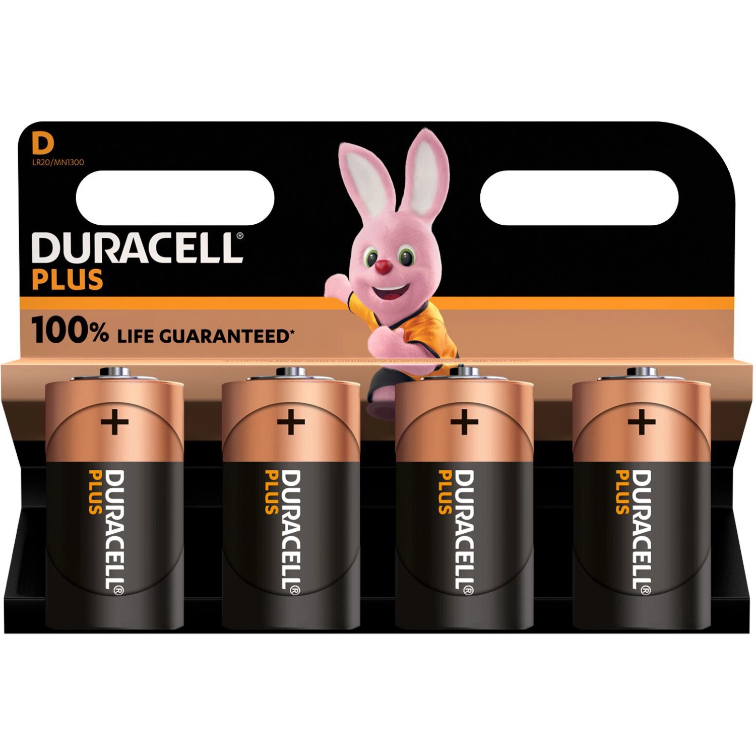 Duracell Alkaline Batterien 1,5V D MN1300/LR20 4er Pack von Duracell